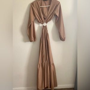 Tan dress